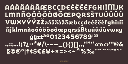 GW Motera Font Poster 8