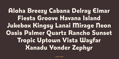 GW Motera Font Poster 11