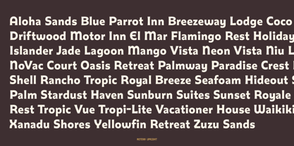 GW Motera Font Poster 9