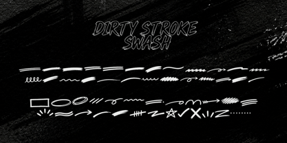 Dirty Stroke Font Poster 6