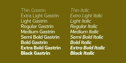 Gastrin Font Poster 7
