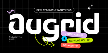 Augrid Font Poster 1