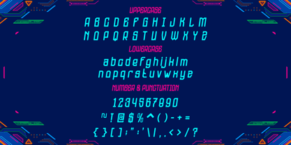 Cryonex Font Poster 6