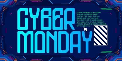 Cryonex Font Poster 2