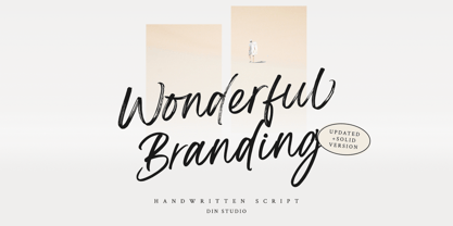 Wonderful Branding Font Poster 1