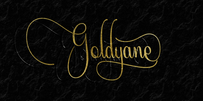 Goldyane Font Poster 1