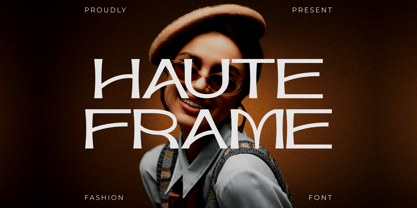 Haute Frame Font Poster 1