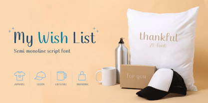 ZFthankful Font Poster 4