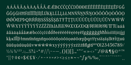 Milviano Font Poster 9