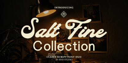 Salt fine Collection Font Poster 1