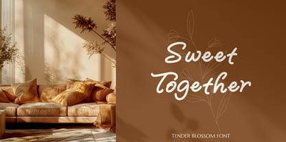 Tender Blossom Font Poster 4