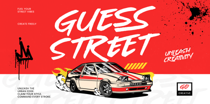 Guess Street Font Poster 1