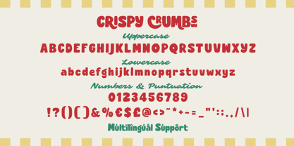 Crispy Crumbs Font Poster 9