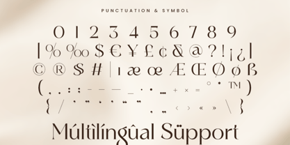 Melvoria Font Poster 4