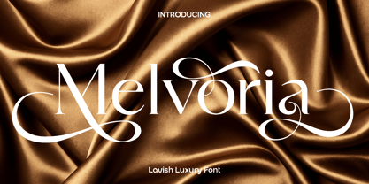Melvoria Font Poster 1