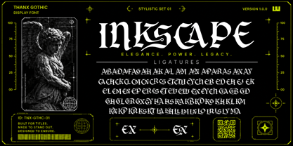 Dark Hermes Font Poster 11