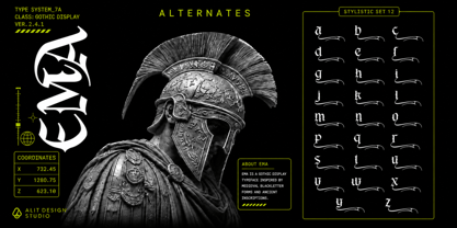 Dark Hermes Font Poster 10