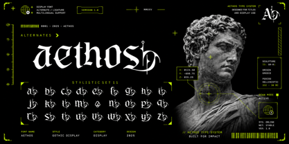 Dark Hermes Font Poster 9