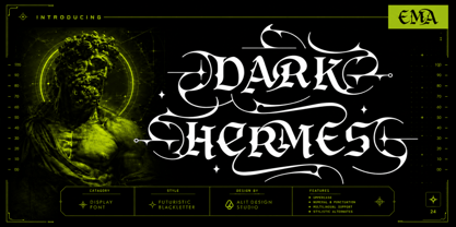 Dark Hermes Font Poster 1