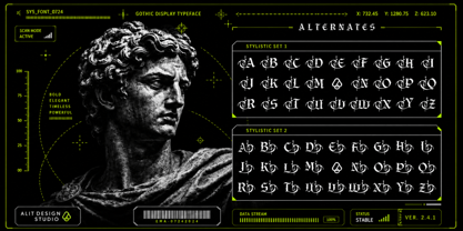 Dark Hermes Font Poster 5