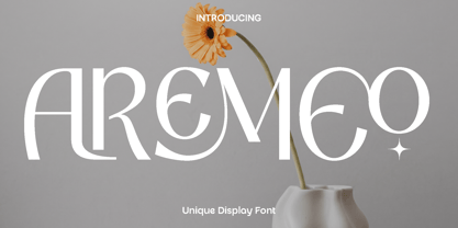 Aremeo Font Poster 1