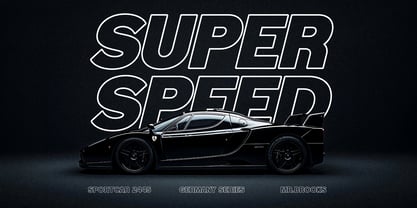 Foermality Sans Outline Font Poster 4