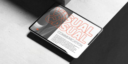 Foermality Sans Outline Font Poster 2