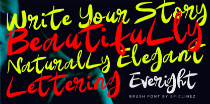 Everight Font Poster 5