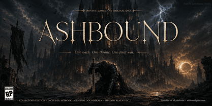Ethereal Nymeria Font Poster 4