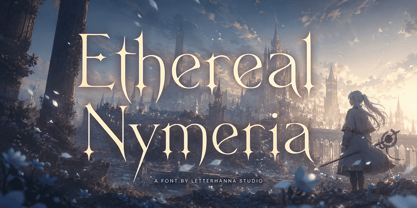 Ethereal Nymeria Font Poster 1