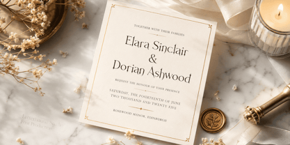 Ethereal Nymeria Font Poster 5
