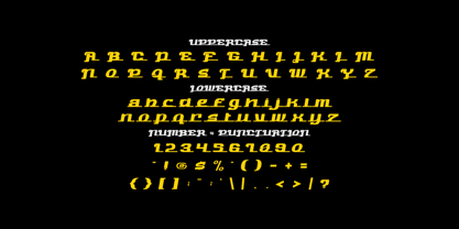 Turbo Strike Font Poster 5