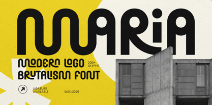 Maria Font Poster 1