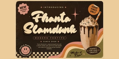 Fhanta Slamdunk Font Poster 1
