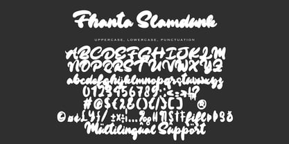 Fhanta Slamdunk Font Poster 5
