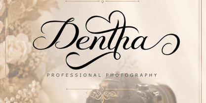 Elitha Beauty Italic Font Poster 3