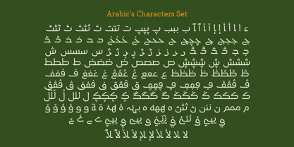 Kibtah Arabic Font Poster 9