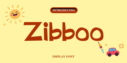 Zibboo Font Poster 1