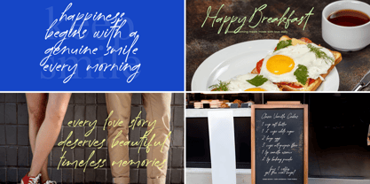 Calistany Sweet Romance Font Poster 2