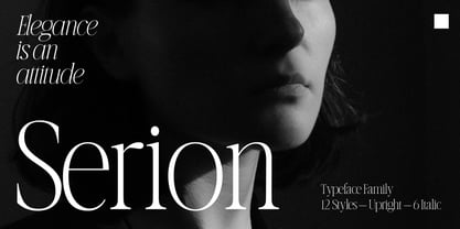 Serion Font Poster 1