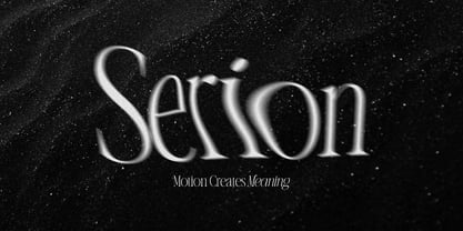 Serion Font Poster 5
