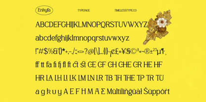 Enkyfa Font Poster 10