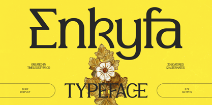 Enkyfa Font Poster 1
