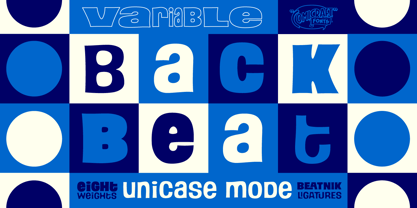 Back Beat Font Poster 1