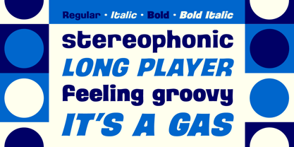 Back Beat Font Poster 2