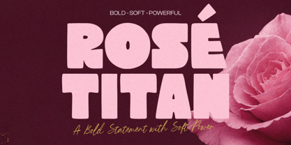 Rose Titan Font Poster 1