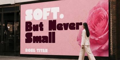 Rose Titan Font Poster 7