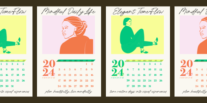 Belon Fine Kanteris Font Poster 2