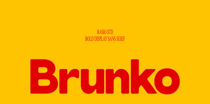 Brunko Font Poster 1