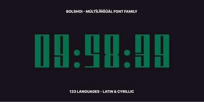 Bolshoi Font Poster 11